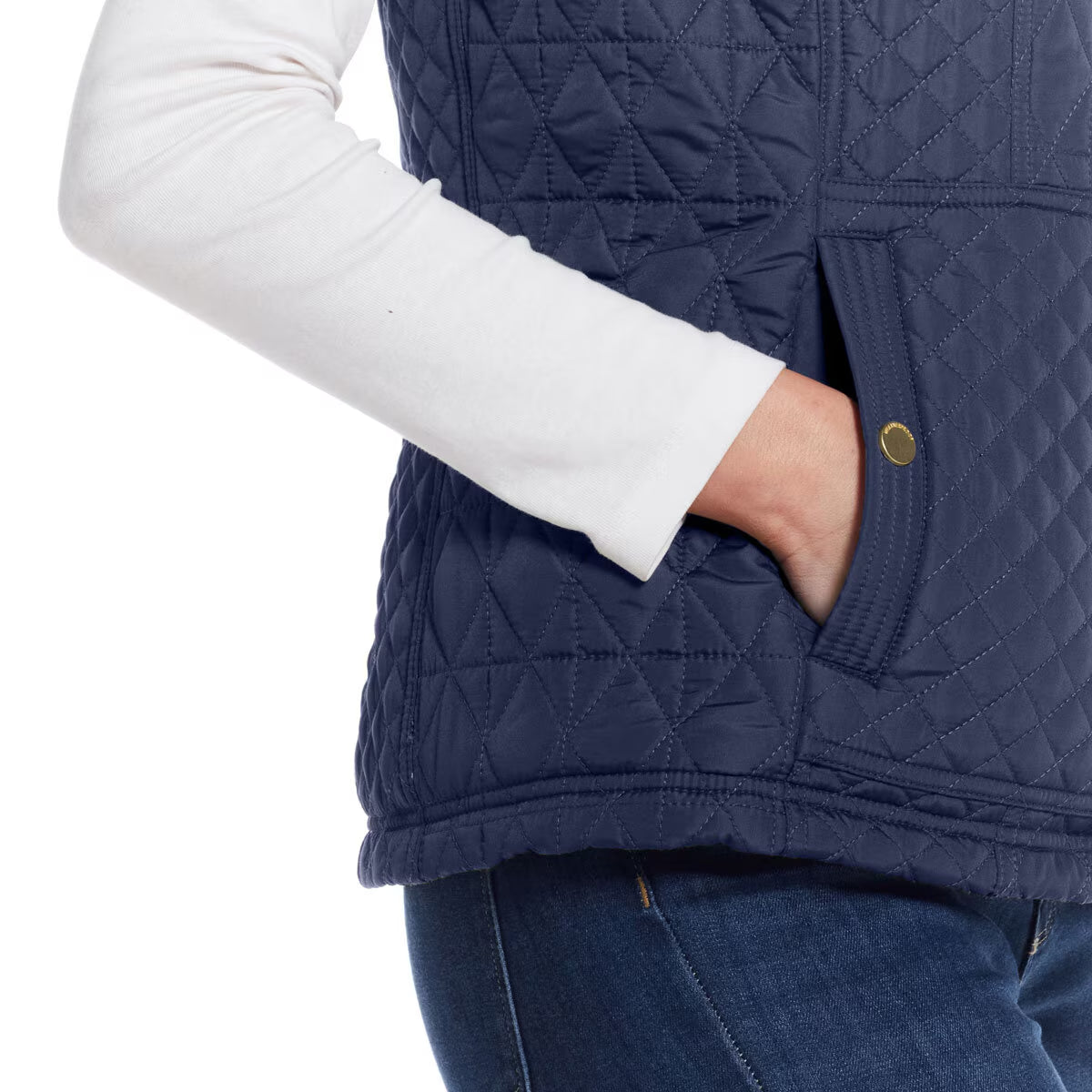 Ladies Plush Lined Vest