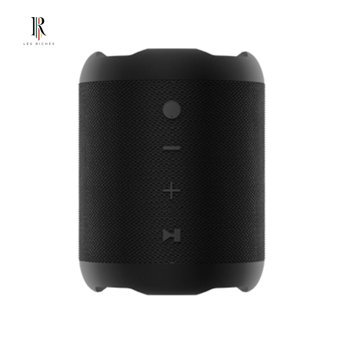 Juice Boom 360 Bluetooth Speaker – 5W Power, Wired & Wireless Connectivity, Eco-Friendly Black Cylinder