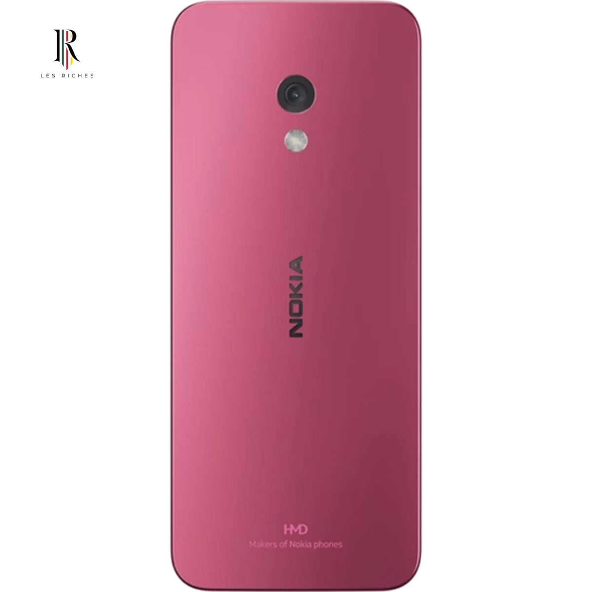 Nokia 225 4G (2024), Dual SIM Feature Phone, 2.4" Screen, 0.3 MP Camera, 1450 mAh Battery - Pink