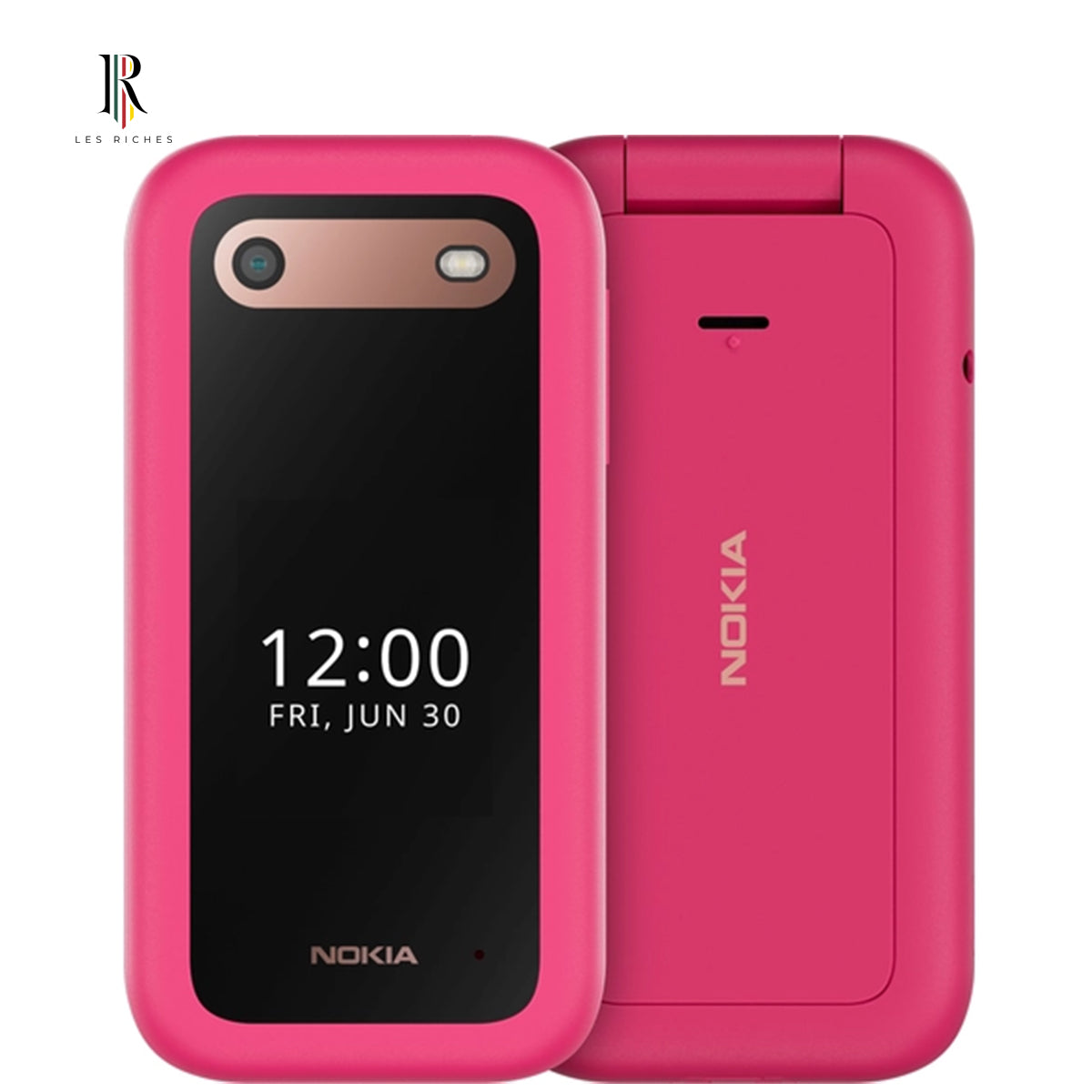 Nokia 2660 Flip 4G Feature Phone, Compact 2.8" Display, 123g
