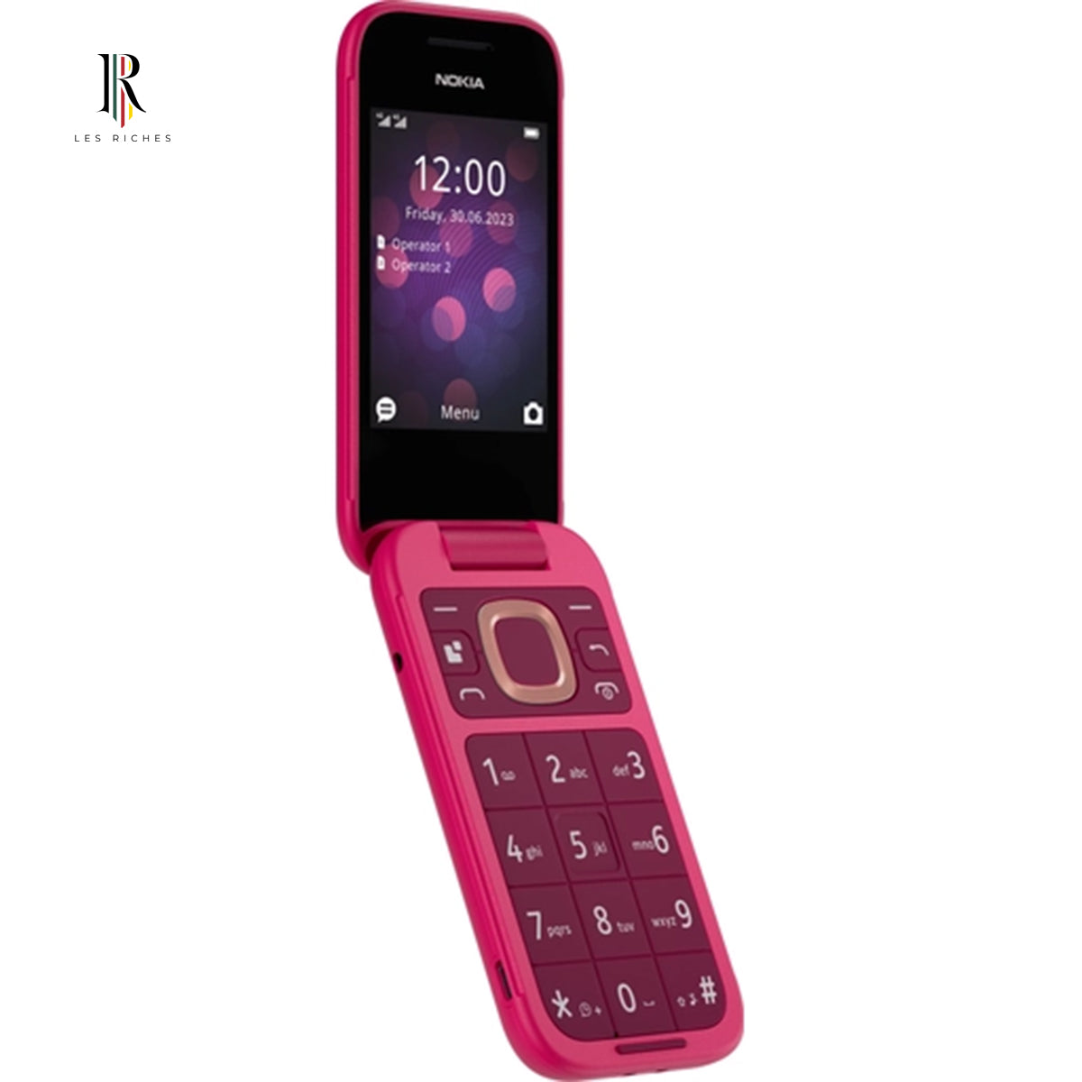 Nokia 2660 Flip 4G Feature Phone, Compact 2.8" Display, 123g