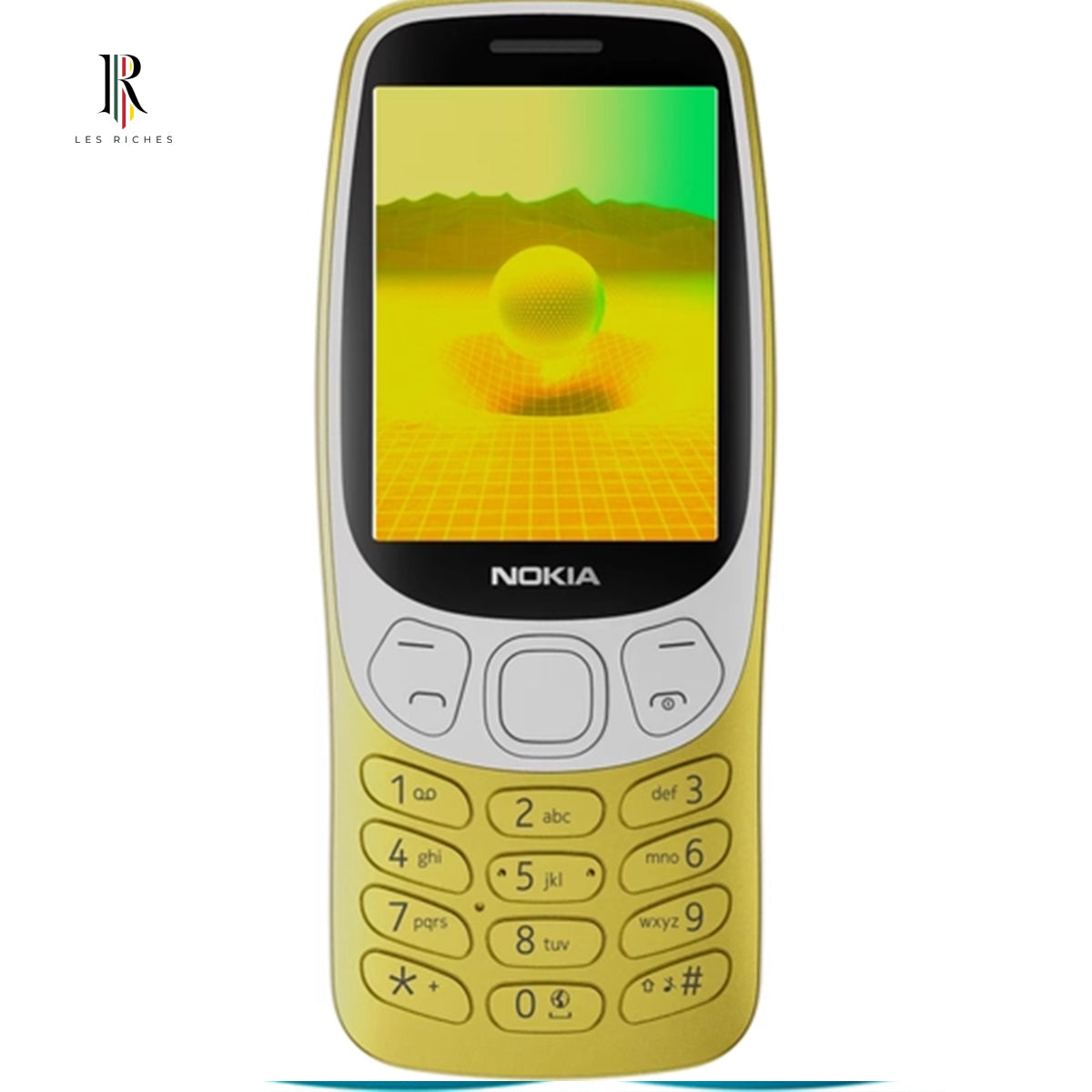 Nokia 3210 4G Feature Phone, 2.4" Screen, 64 MB RAM/128 MB Storage, 2 MP Camera