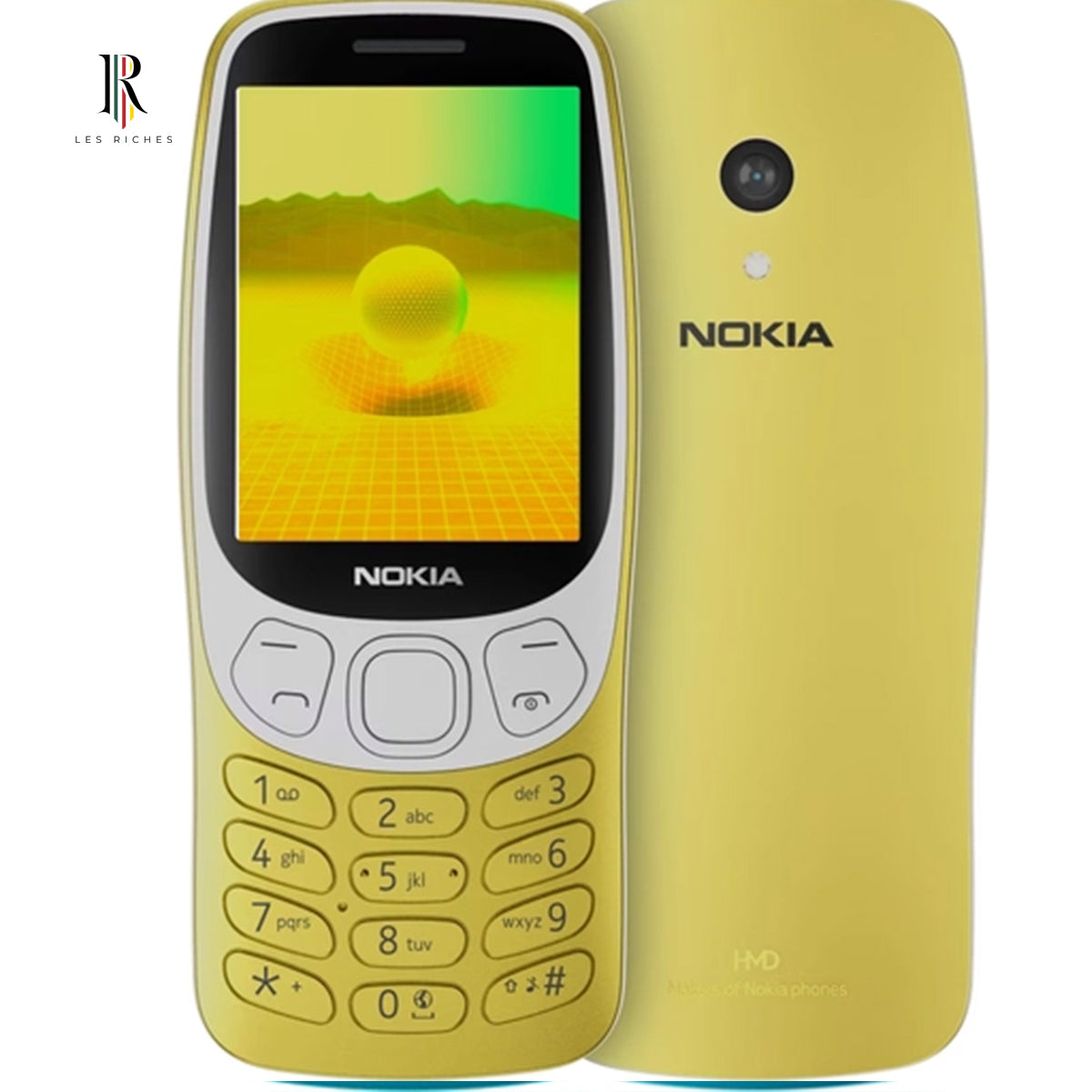 Nokia 3210 4G Feature Phone, 2.4" Screen, 64 MB RAM/128 MB Storage, 2 MP Camera