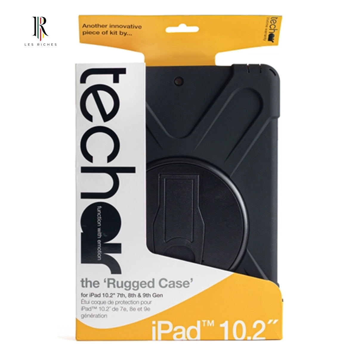 Techair TAXIPF057v2 Rugged Case for iPad 10.2" (7th, 8th & 9th Gen), 25.9 cm, 390g - Shockproof Protection