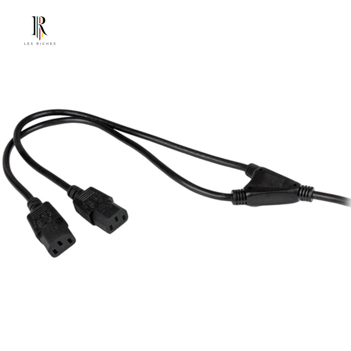 StarTech.com 6ft (2m) UK Computer Power Cable Y Splitter, BS 1363 to Dual C13, 18AWG, 10A 250V AC Power Cord - Black