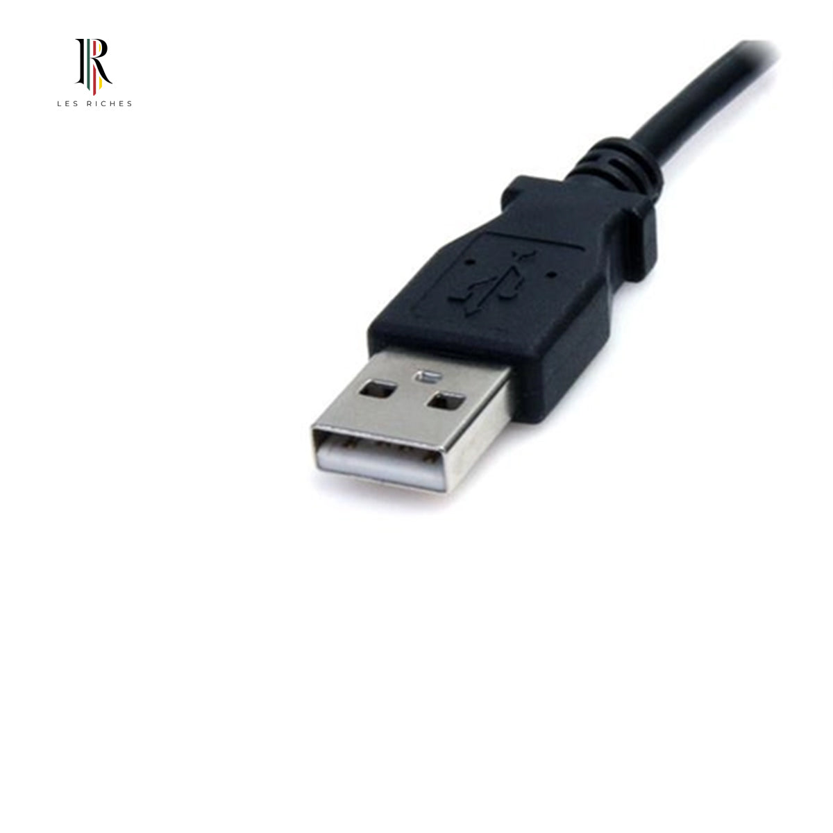 StarTech.com USB to 5.5mm Type M Barrel Power Cable, 3ft (0.9m), USB-A to Barrel - Black