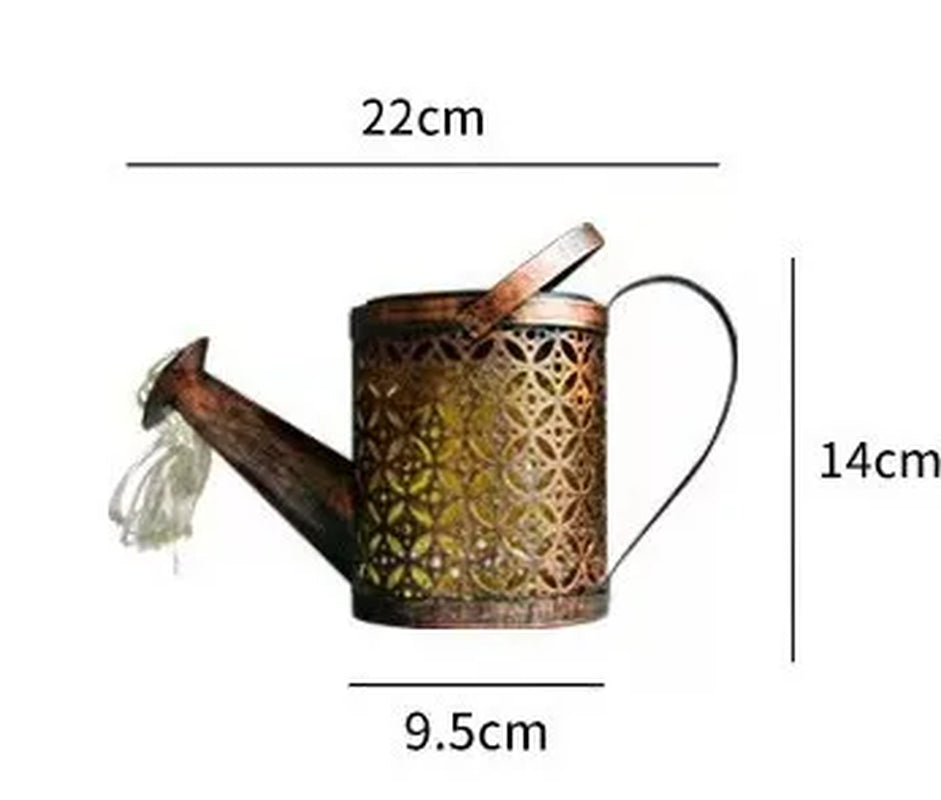 Solar-Powered Watering Can Lights - Unique Outdoor Decor, Weatherproof & Easy to Install