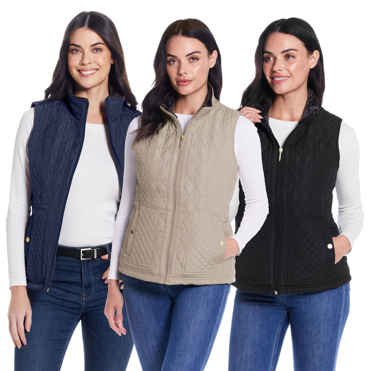 Ladies Plush Lined Vest