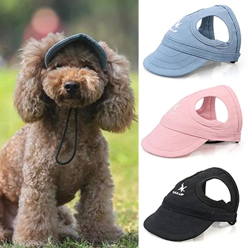 Pet Dog Caps Small Puppy Pets Summer Solid Oxford Cap Dog Baseball Visor Hat Outdoor Accessories Sunscreen Bonnet Cap Chihuahua