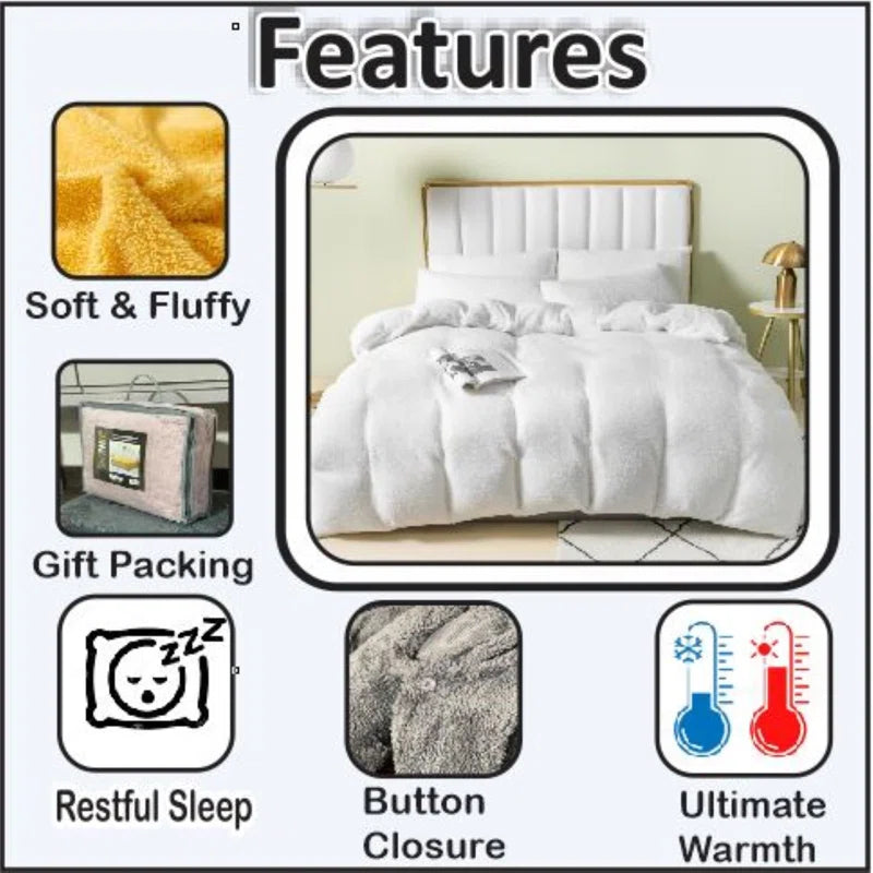 Teddy Fleece Duvet Cover Set