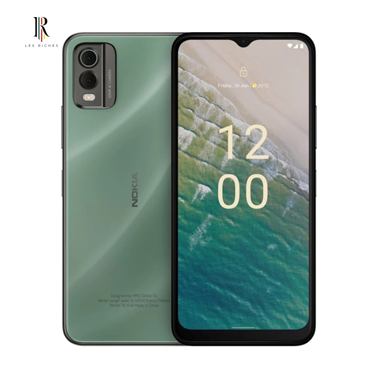 Nokia C32 4G Smartphone, 6.52" Display, 4GB RAM, 64GB Storage, Dual SIM, Android 13, 5050mAh Battery, USB Type-C