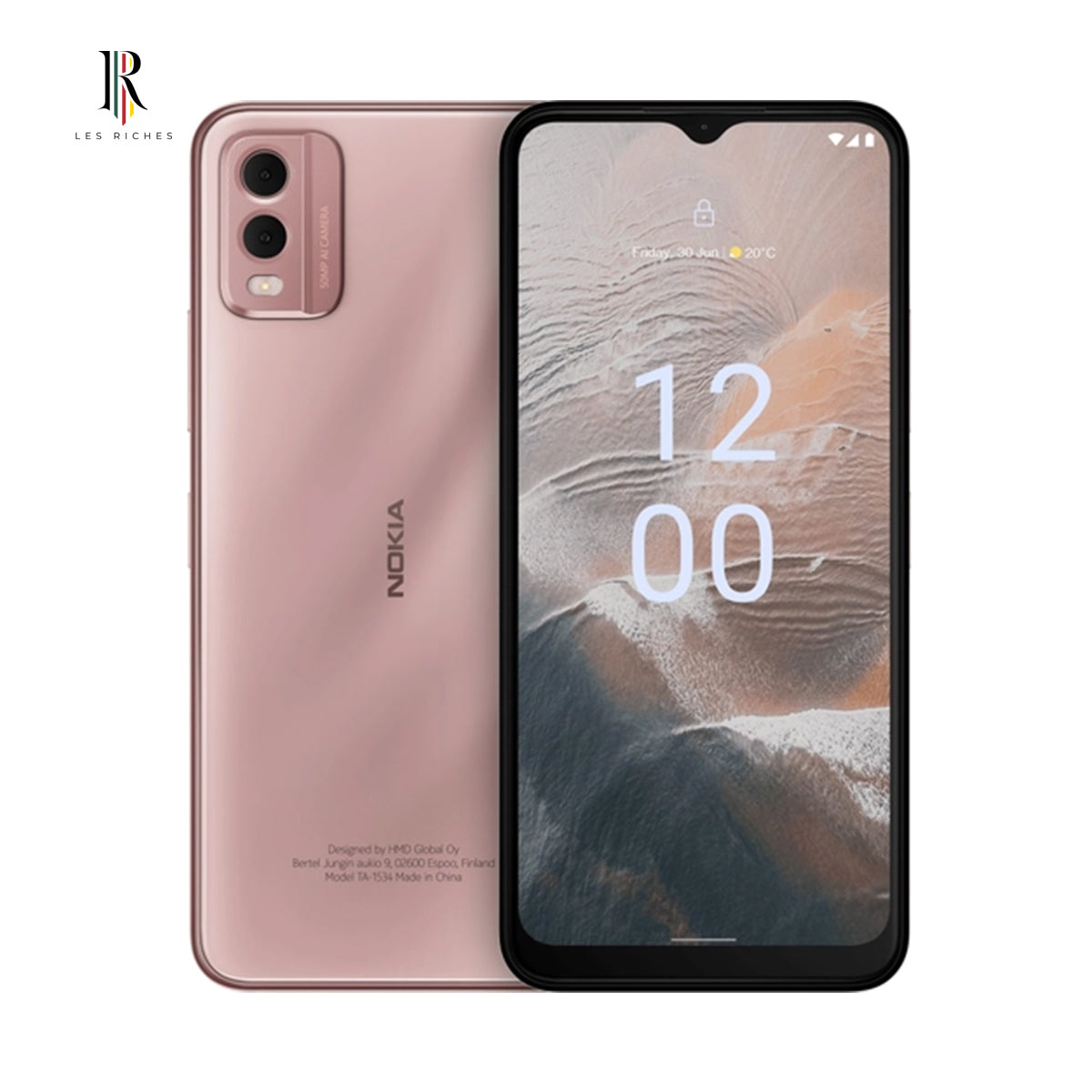 Nokia C32 4G Smartphone, 6.52" Display, 4GB RAM, 64GB Storage, Dual SIM, Android 13, 5050mAh Battery, USB Type-C