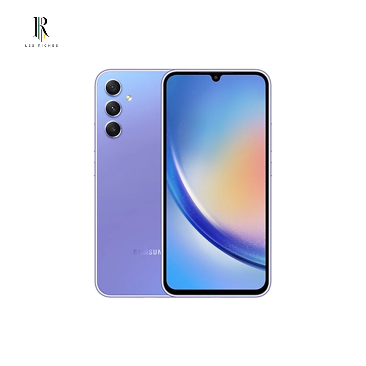 Samsung Galaxy A34 5G, 6.6" FHD+ Display, 6GB RAM, 128GB Storage, 48MP Camera - Violet