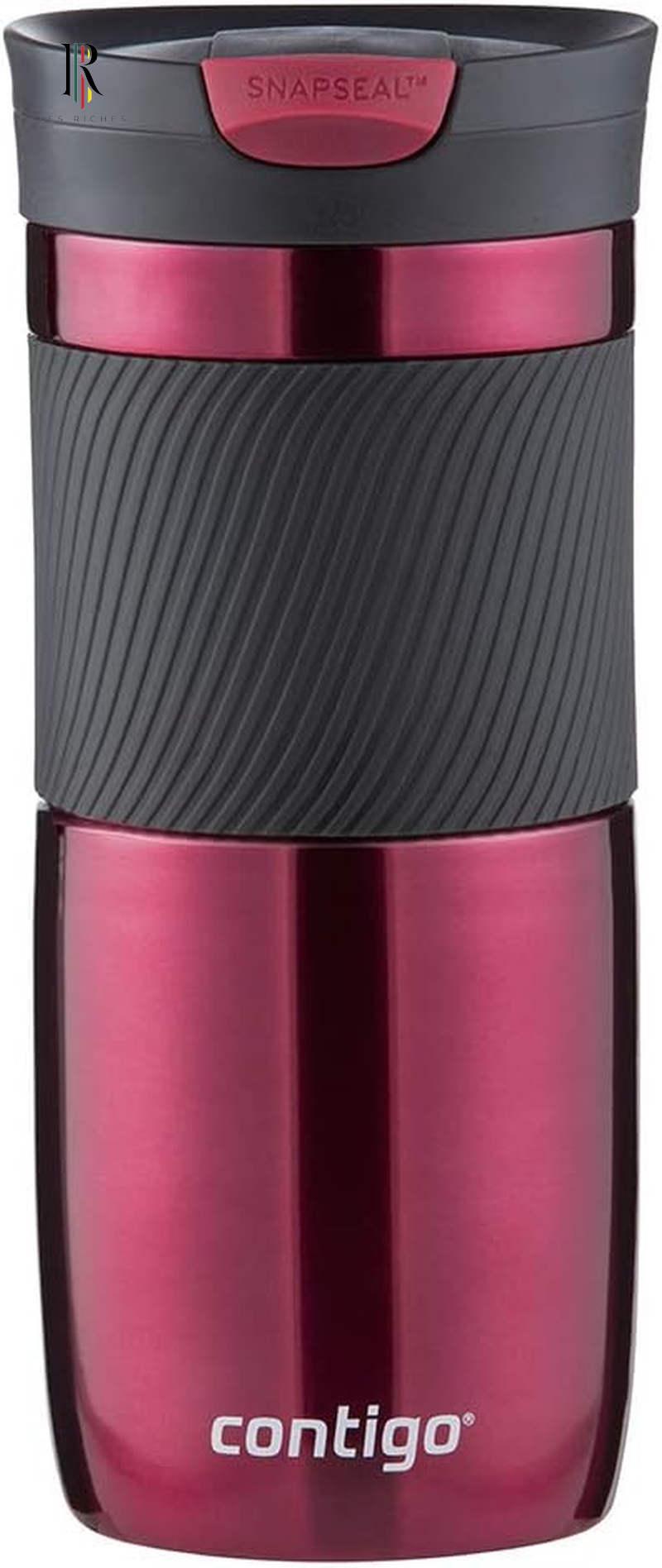 Contigo Byron Snapseal Travel Mug | Stainless Steel Thermal Mug | Vacuum Flask | Leakproof Tumbler | Coffee to Go Mug with BPA Free Easy-Clean Lid