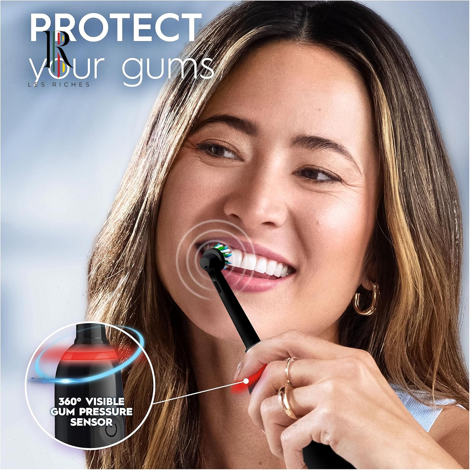 Oral-B Pro 3 Electric Toothbrushes for Adults, Gifts for Women / Men, 1 Cross Action Toothbrush Head & Travel Case, 3 Modes with Teeth Whitening, 2 Pin UK Plug, 3500, Black, Oral B