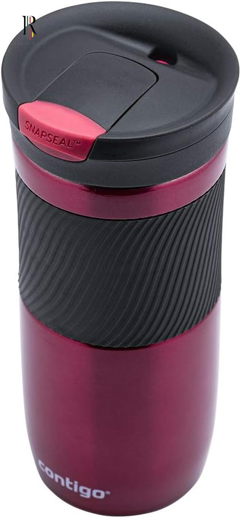 Contigo Byron Snapseal Travel Mug | Stainless Steel Thermal Mug | Vacuum Flask | Leakproof Tumbler | Coffee to Go Mug with BPA Free Easy-Clean Lid