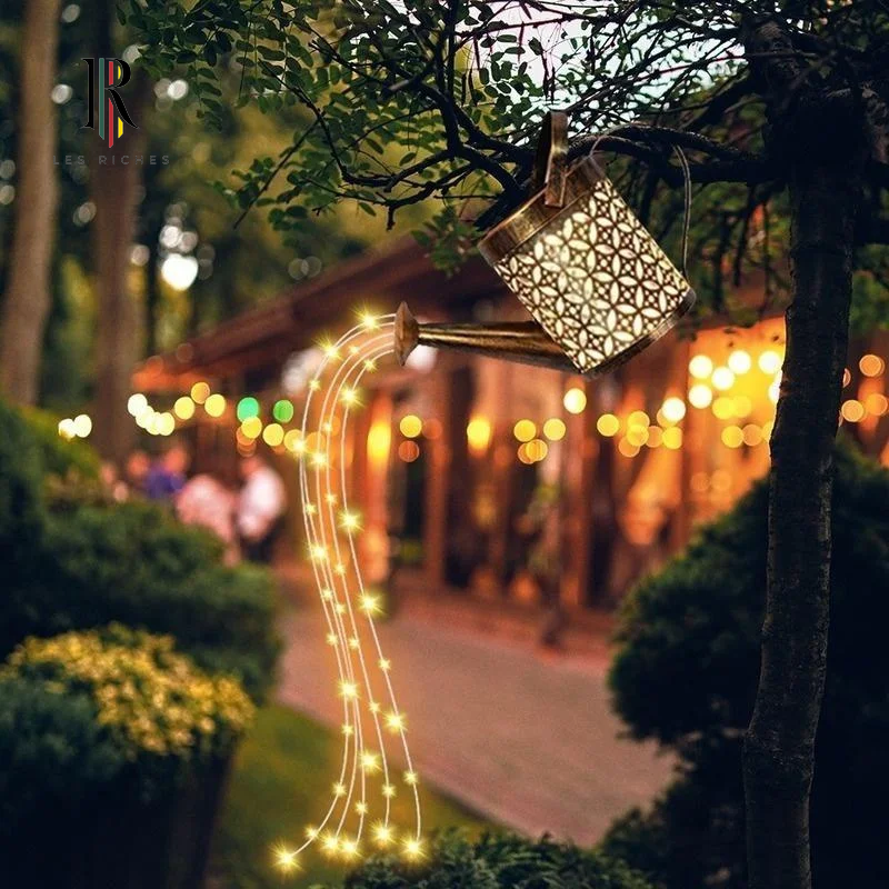 Solar-Powered Watering Can Lights - Unique Outdoor Decor, Weatherproof & Easy to Install