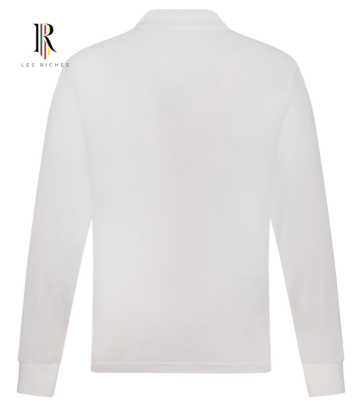 Men's Long Sleeve Polo Shirt | Casual 2-Button Collared Pique Lightweight Top