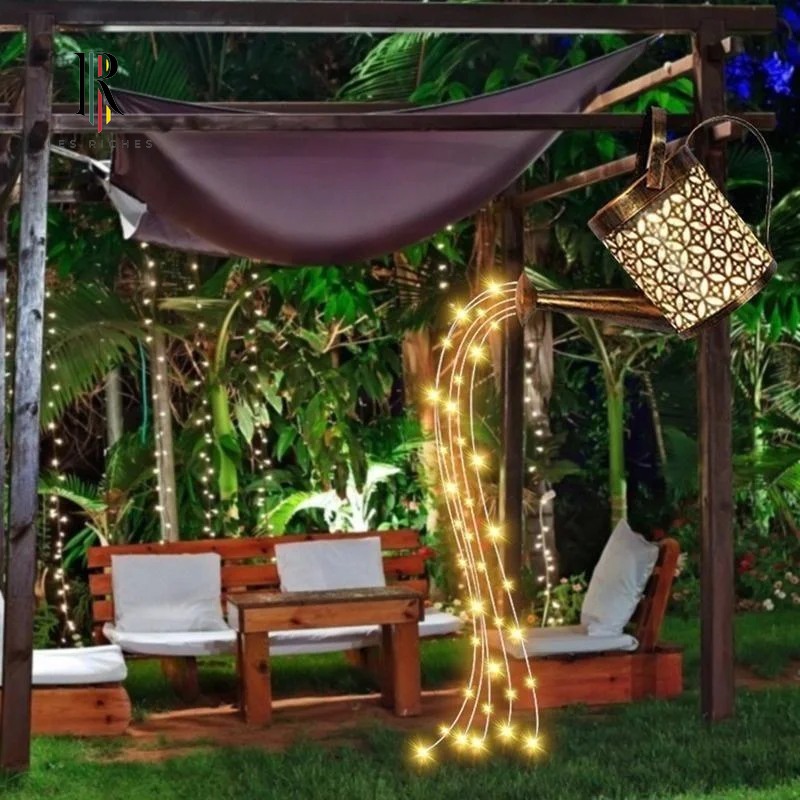 Solar-Powered Watering Can Lights - Unique Outdoor Decor, Weatherproof & Easy to Install